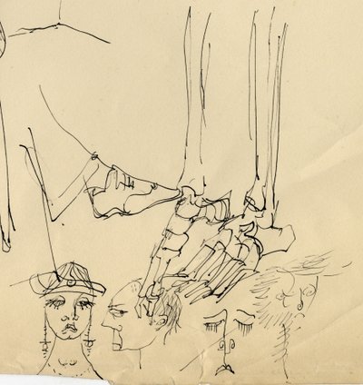 Caras y huesos del pie, 1953 de Shirley Markham
