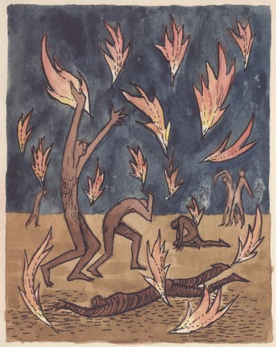 Lluvia de llamas, 1951 de Shirley Markham