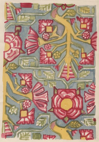 Diseño floral, c1950 de Shirley Markham