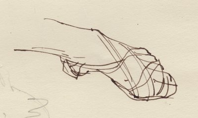 Estudio de pie, c. 1950 de Shirley Markham