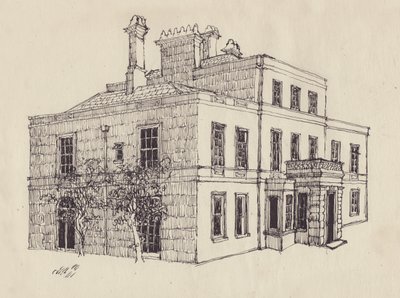 Casa georgiana, c1950 de Shirley Markham