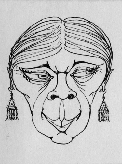 Rostro grotesco, 1952 de Shirley Markham