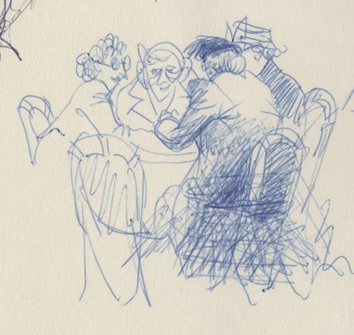 Grupo de mujeres en una mesa de Shirley Markham