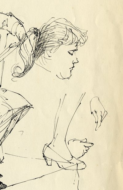 Cabeza, manos y pie (detalle), 1953 de Shirley Markham