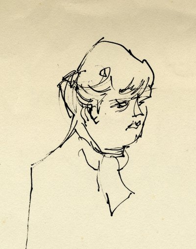Cabeza de una mujer, 1953 de Shirley Markham