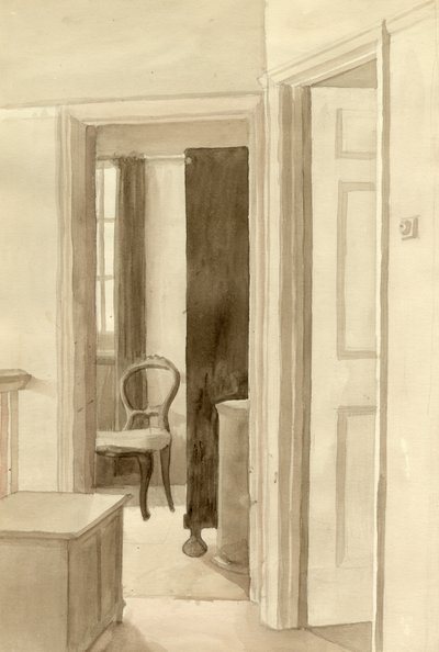 Interior con silla de Shirley Markham