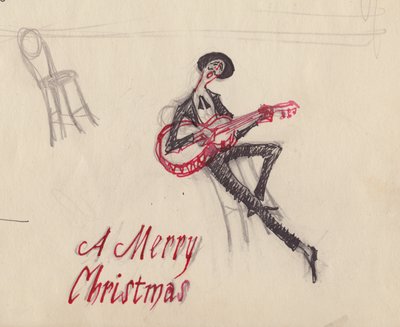 Hombre con guitarra de Shirley Markham