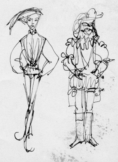 Hombres con trajes de época de Shirley Markham