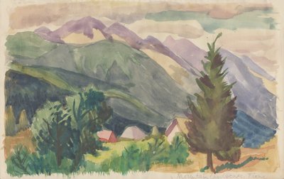 Paisaje montañoso, Tione, c. 1950 de Shirley Markham
