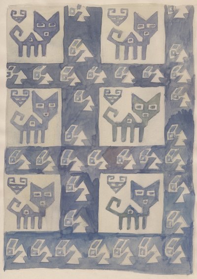 Diseño textil sudamericano, 1951 de Shirley Markham