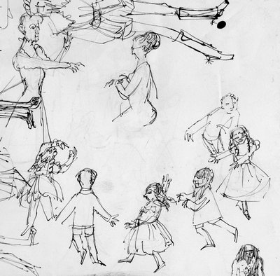Estudio para clase de baile, c1950 de Shirley Markham