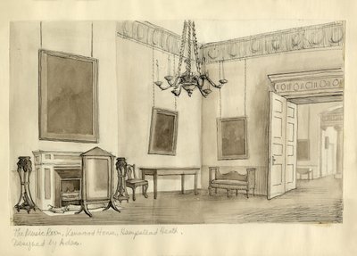 La Sala de Música, Kenwood House, Hampstead Heath de Shirley Markham