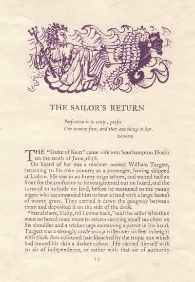 El Regreso del Marinero de Shirley Markham
