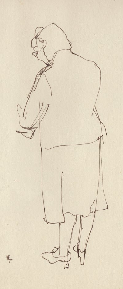 Mujer de espaldas, c. 1950 de Shirley Markham
