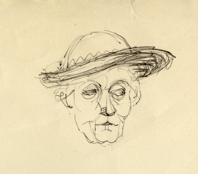 Mujer con sombrero, 1953 de Shirley Markham