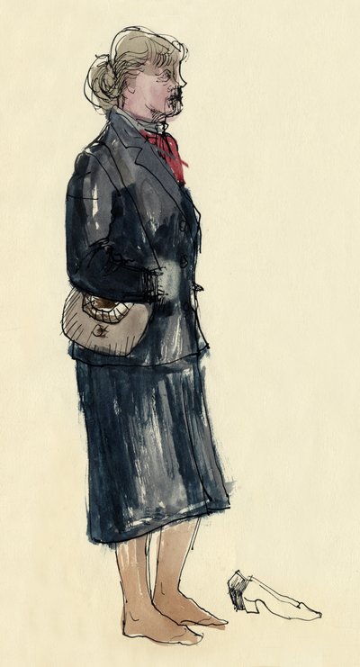 Mujer en calcetines, 1953 de Shirley Markham