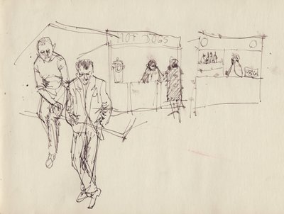 Jóvenes en una feria, c. 1950 de Shirley Markham