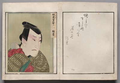 Leaf from Album of Actor Portraits de Shorakusai
