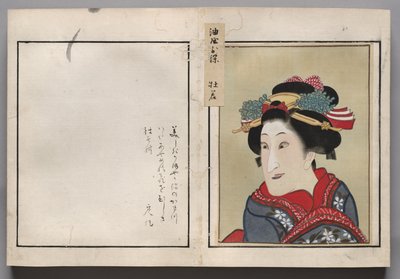 Leaf from Album of Actor Portraits de Shorakusai