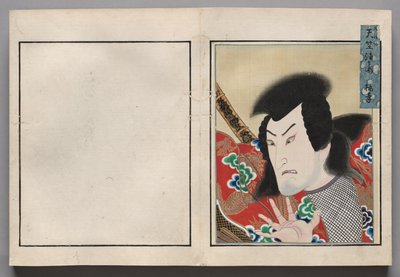 Leaf from Album of Actor Portraits de Shorakusai