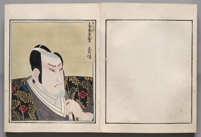 Leaf from Album of Actor Portraits de Shorakusai