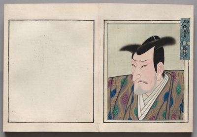 Leaf from Album of Actor Portraits de Shorakusai