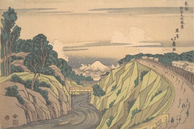 Vista de Ochanomizu en la Capital Oriental de Shotei Hokuju