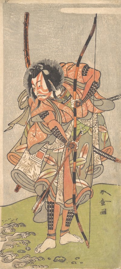 Actor de Kabuki Ichikawa Ebizo III Ichikawa Danjuro IV de Shunsho