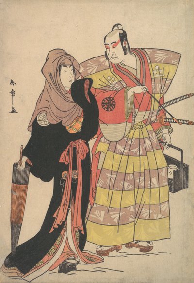 Escena de un drama de Shunsho