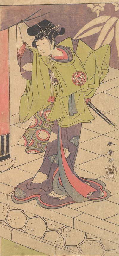 El 2º Yamashita Kinsaku en el papel de Tsukisayo, 2º mes, 1770 de Shunsho