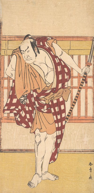 El Actor Nakamura Nakazo como un Kyokaku, ca. 1777 de Shunsho