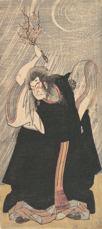 El Actor Nakamura Nakazo en el Papel de Kan Shojo, ca. 1780 de Shunsho