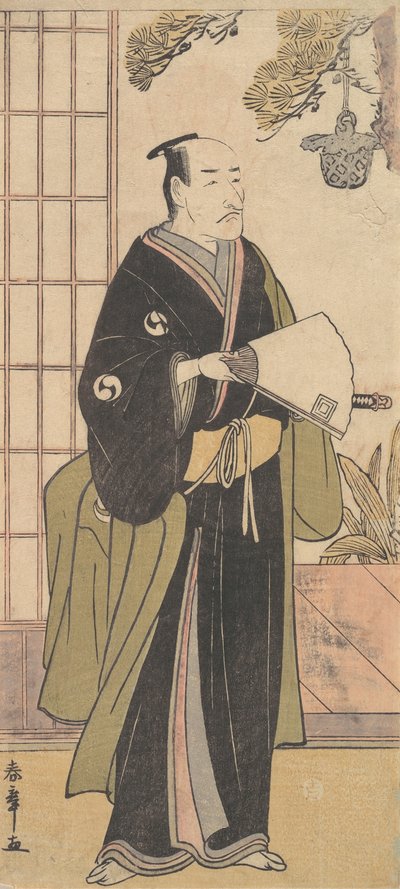 El quinto Ichikawa Danjuro en el papel de Oboshi Yuranosuke de Shunsho