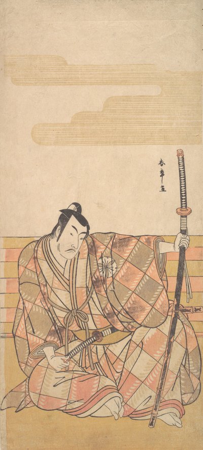 El cuarto Matsumoto Koshiro como un samurái, ca. 1782 de Shunsho