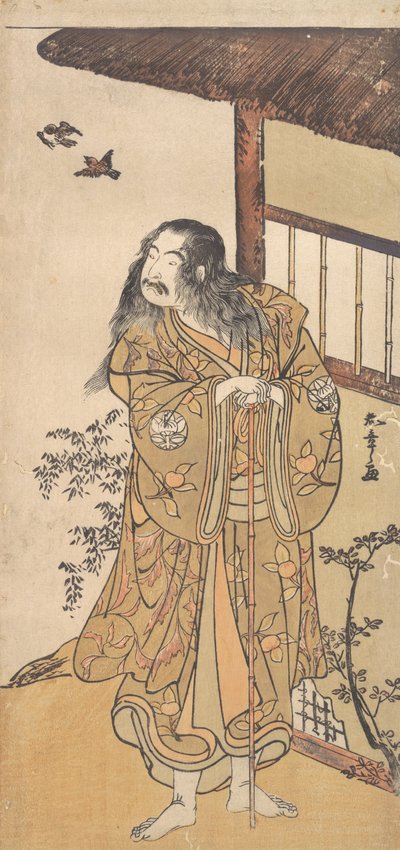 El noveno Ichimura Uzaemon en el papel de Shunkan, ca. 1778 de Shunsho