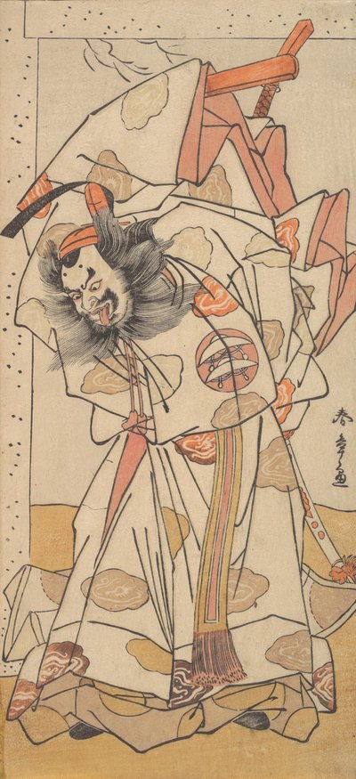 El segundo Nakajima Mihoemon en el papel de Sadaijin Jihei, 1776 de Shunsho