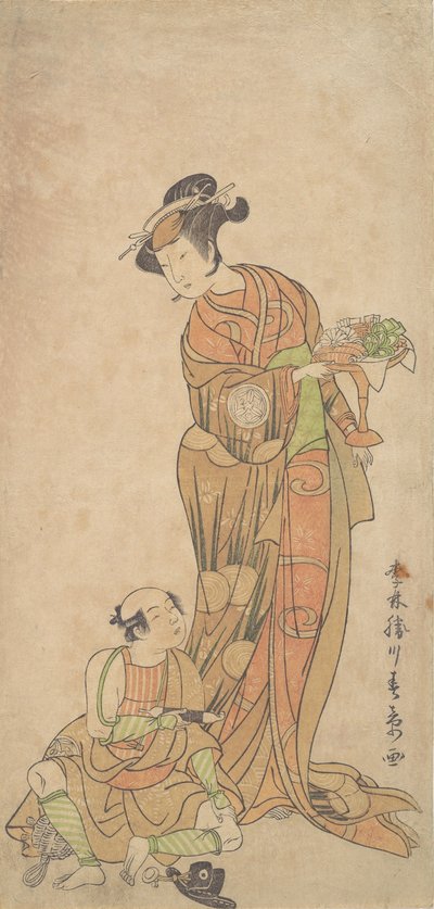 El segundo Yamashita Kinsaku en el papel de Shigenoi, verano, 1772 de Shunsho