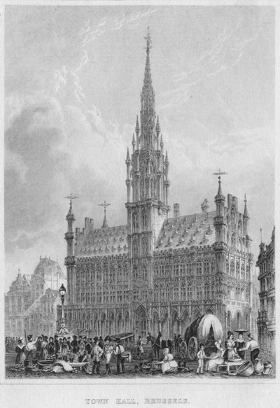 Ayuntamiento, Bruselas, 1850 de Shury and Son