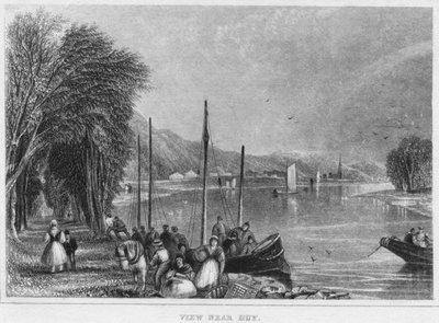 Vista cerca de Huy, 1850 de Shury and Son