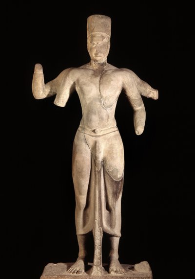 El famoso Vishnu de Amphoe Takua Pa, siglo VIII-IX de Siamese School