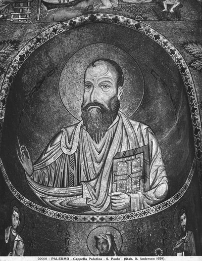 San Pablo (mosaico) de Sicilian School