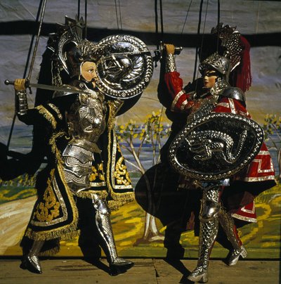 Los Pupi o marionetas sicilianas del siglo XIX de Sicilian School