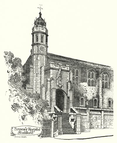 El hospital de Browne, Stamford de Sidney Heath
