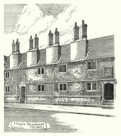Casa de Beneficencia de Gray, Taunton (grabado) de Sidney Heath