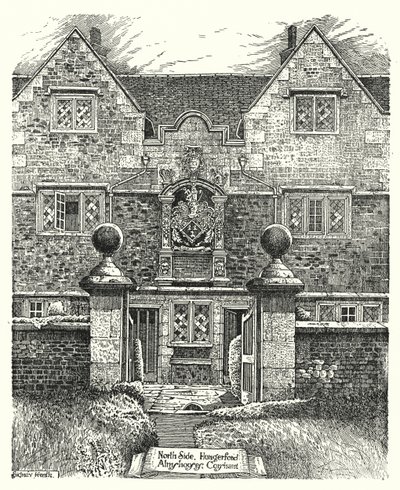 Lado Norte, Casas de Beneficencia de Hungerford, Corsham de Sidney Heath