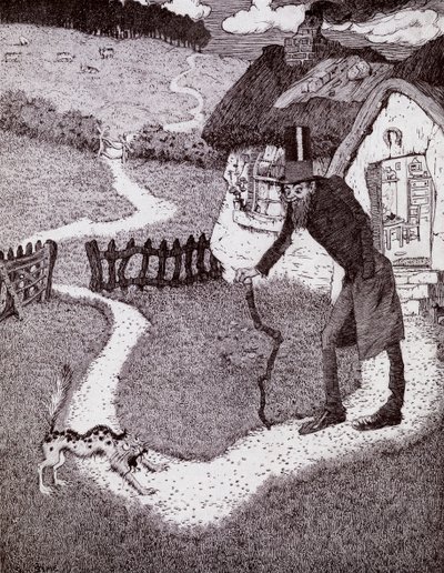 Había un hombre torcido, del libro infantil de la Princesa Marie-José, publicado en 1916 de Sidney Herbert Sime
