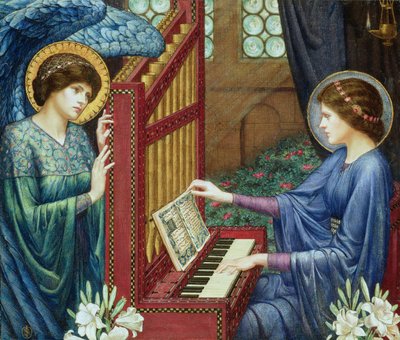 Santa Cecilia (óleo sobre lienzo) de Sidney Meteyard