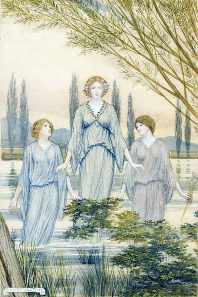 Ninfas del agua de Sidney Meteyard