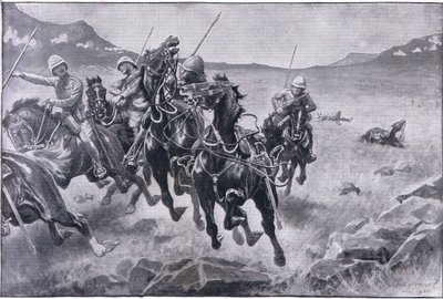 Atravesando el guantelete: una patrulla de lanceros bajo fuego cruzado de Sidney Paget