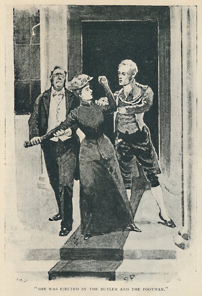 Fue expulsada por el mayordomo y el lacayo, 1892 de Sidney Paget